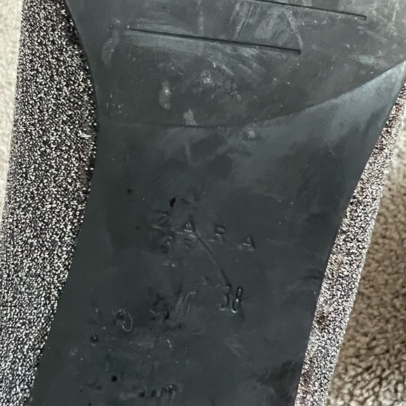 Zara Sparkly Booties Heels - Picture 7 of 9